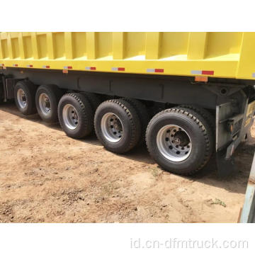 Tipper dump truk semi-trailer 5 gardan
